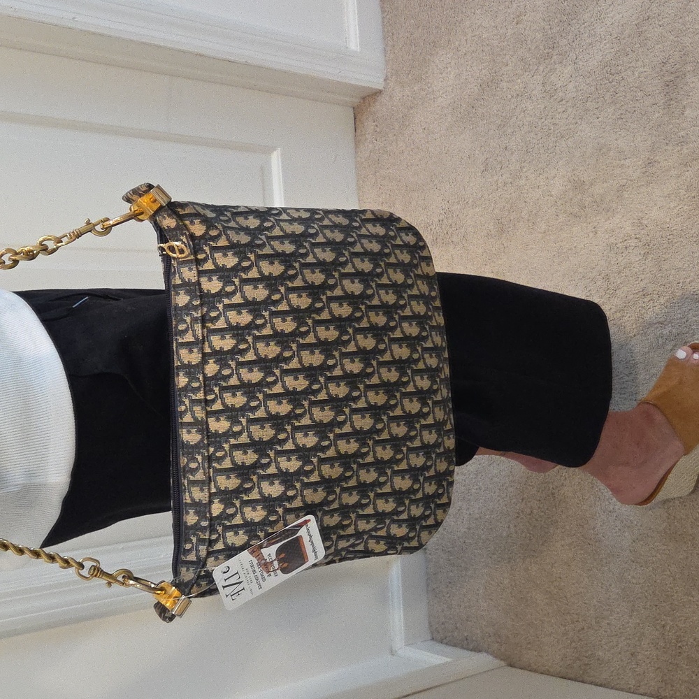 Dior Vintgae 1970s Trotter shoulder bag Rare Iconic style not often seen - Picture 17 of 17
